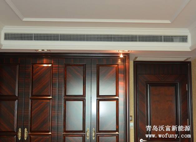 沃富地源熱泵中央空調(diào)系統(tǒng)風(fēng)機(jī)盤管末端，沃富新能源